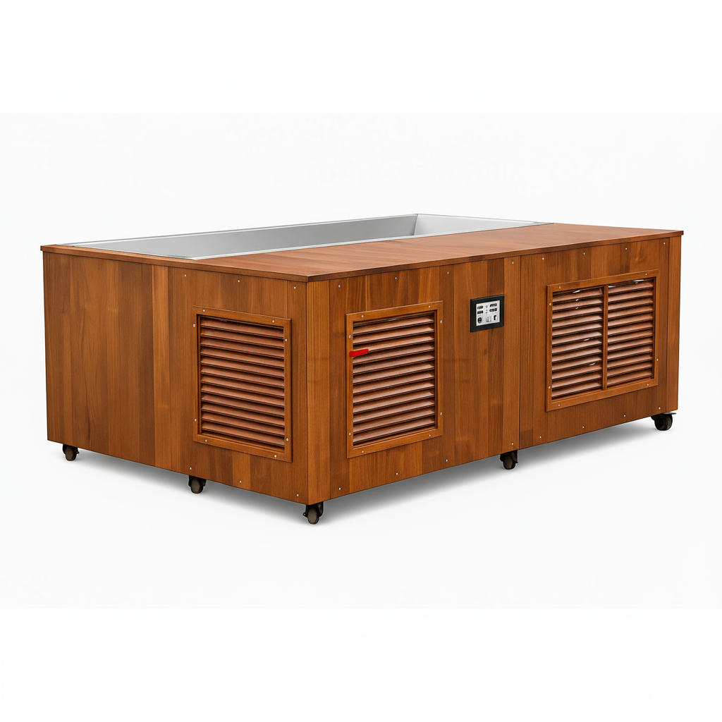 TimberChill Glacier Pro Cedar Cold Plunge